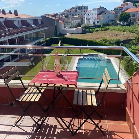 Atico Con Terraza, Piscina Y Gimnasio Apartment Vilagarcia de Arousa Exterior photo